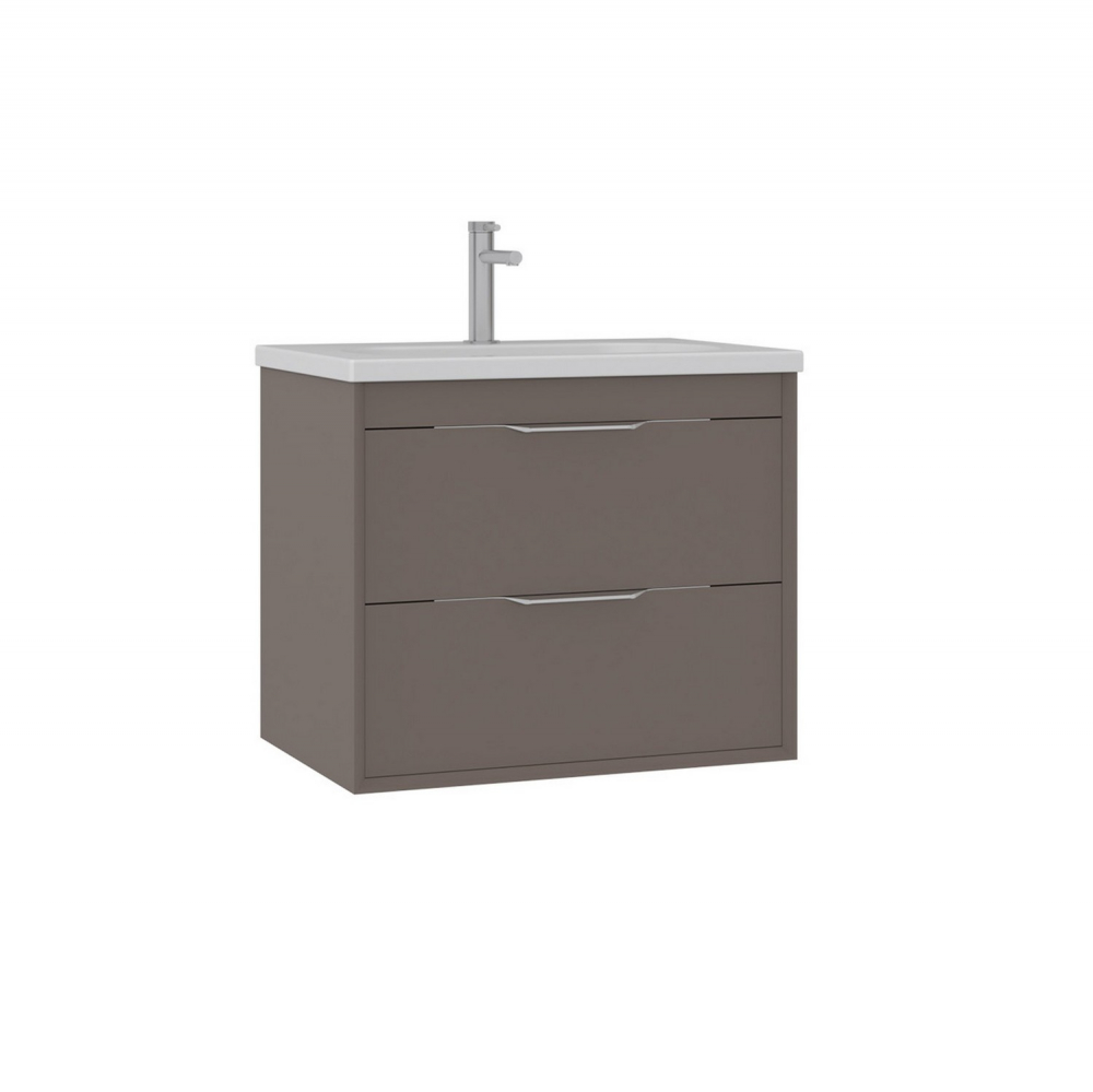 Тумба с раковиной Orka Clay 5004380, 65 см, подвесная, цвет soil 