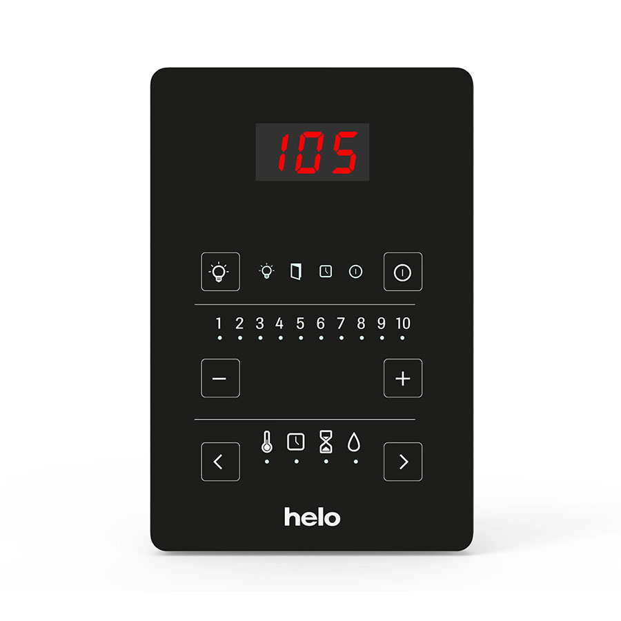 Печь для сауны Helo  Roxx 90 (Пульт Pure в комплекте, 9 кВт, 9-13 м³, 38 кг камней) 