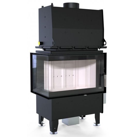 Каминная топка DEFRO HOME RIVA SM BL SHORT 16 кВт 737/465/482мм с водяным контуром 