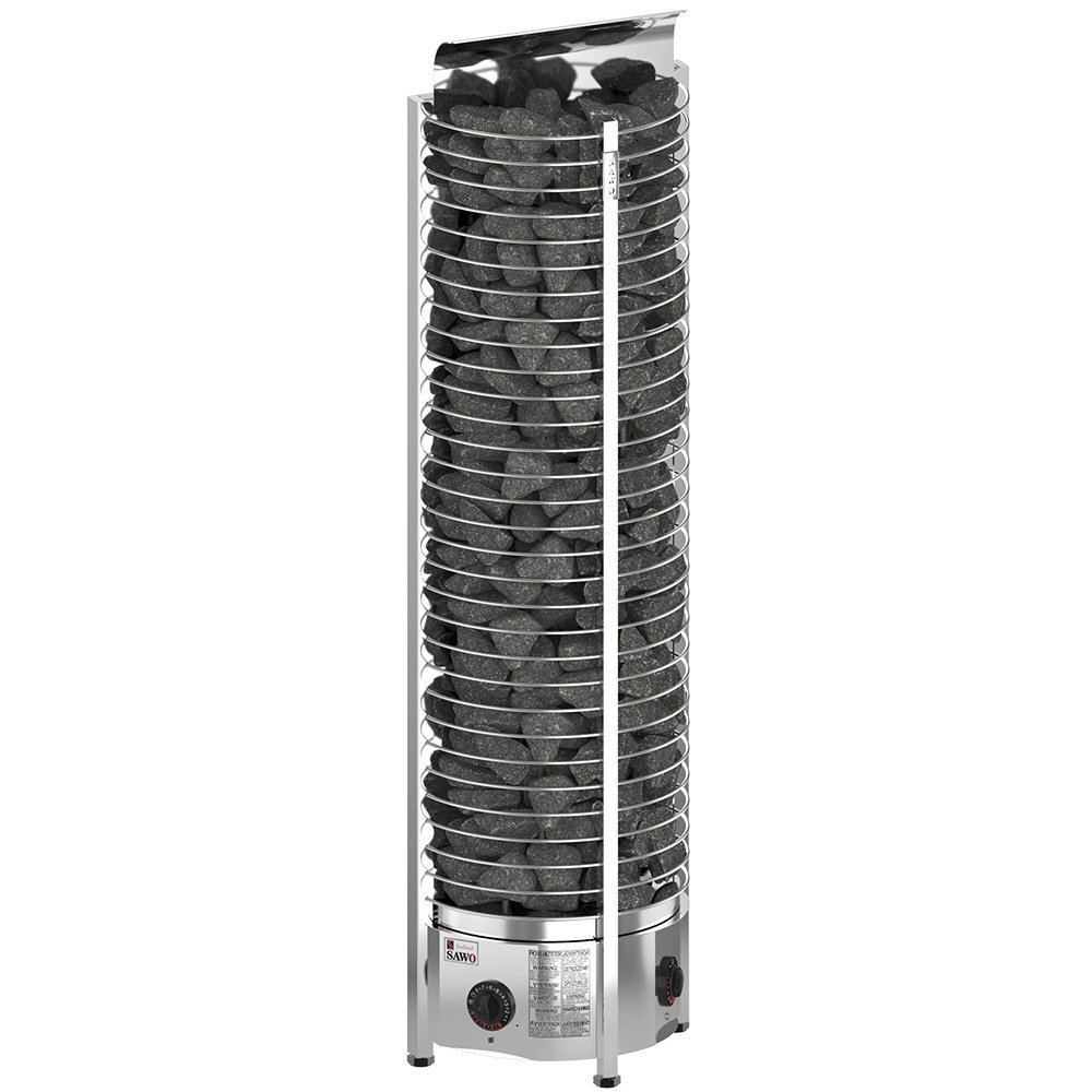 Электрическая печь SAWO TOWER TH3-45NB-WL-P (4,5 кВт, встроенный пульт, пристенная) 