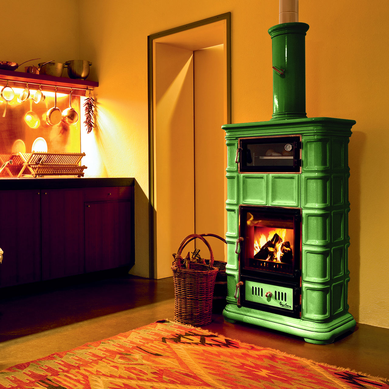 Печь MARLENE MAXI CON FORNO E, L4, с духовкой (Sergio Leoni) 