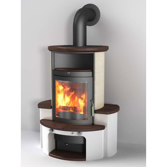 Печь 34 GT ECOplus, jola-braun/stone 245, титан (Hark) 