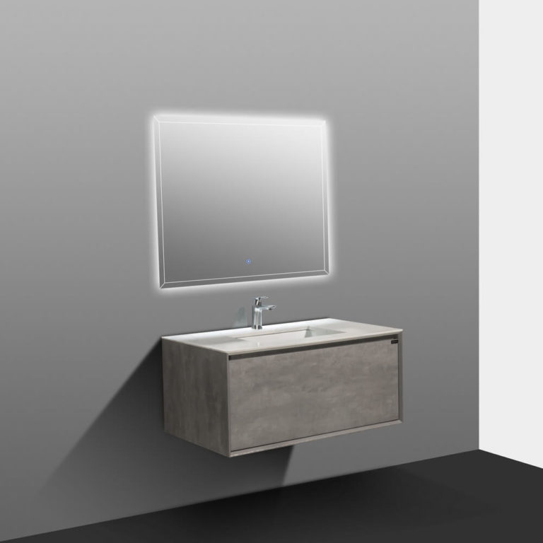 Зеркало Black&White Universe U909.MR12, 120 x 80 см, LED-подсветка, сенсорное включение 