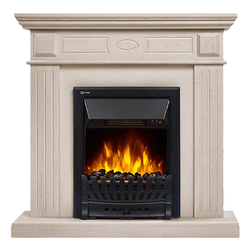Портал Firelight Bianco Classic шпон белёный дуб 