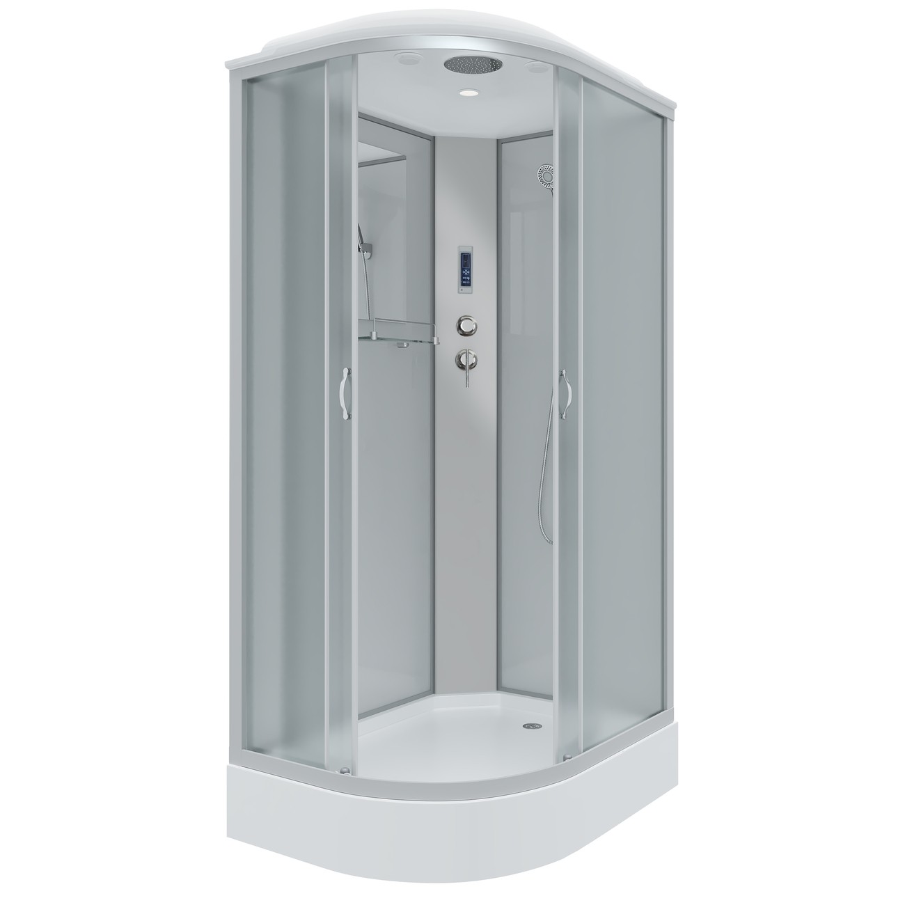 Душевая кабина Niagara Classic NG-3312-14RP (120х80х215) низкий поддон(13см),стекло матовое,3 места 
