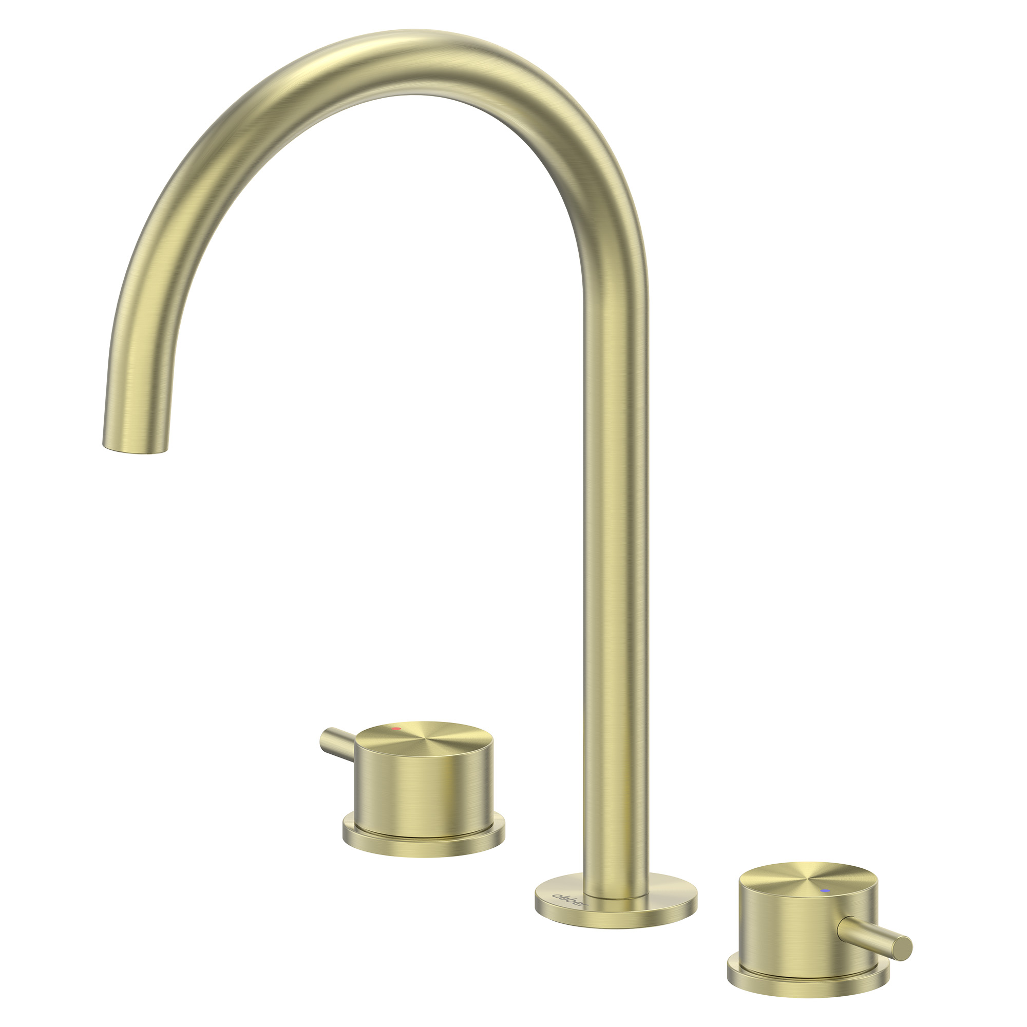 Смеситель для раковины Abber Wasser Kreis 316 AF8108BG-M, золото брашированное 