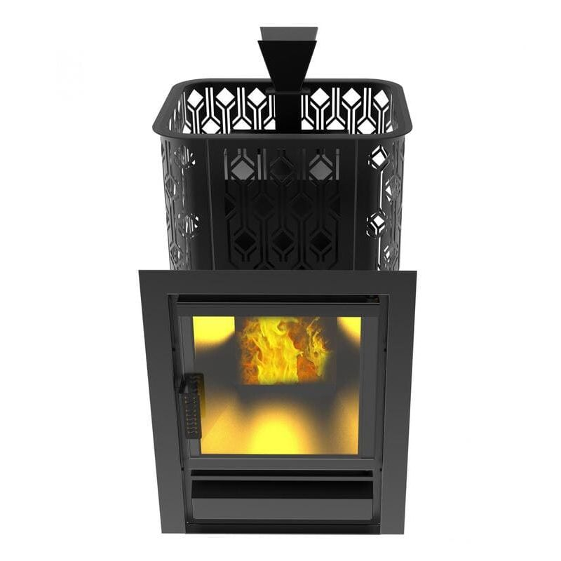 Банная печь Black Stove Varna 16 Aisi 430 закрытая 