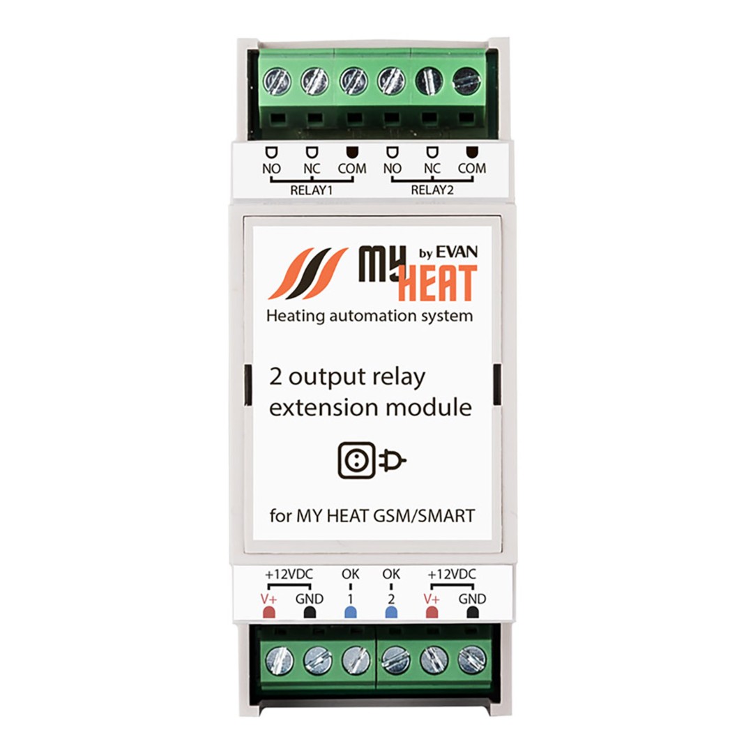 Блок реле на 2 выхода MyHeat RL2 