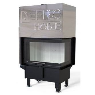 Каминная топка DEFRO HOME RIVA SM BP G SHORT 16кВт 756/478/500мм с водяным контуром гильотина 
