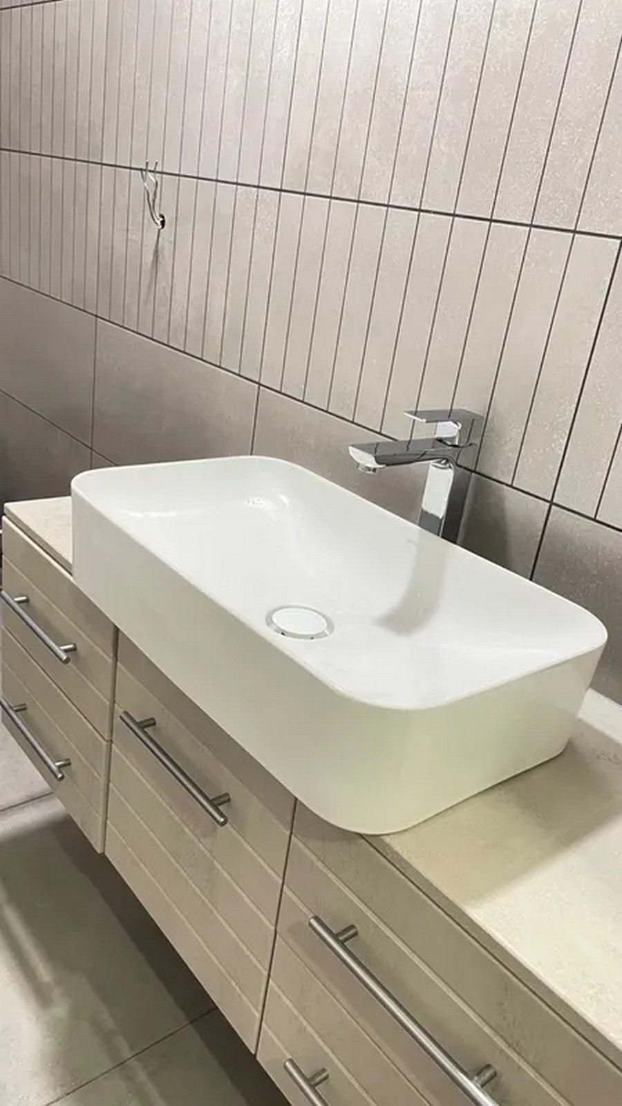 Раковина Abber Rechteck AC2204, накладная, 60.5 х 35 х 13.5 см, белая 