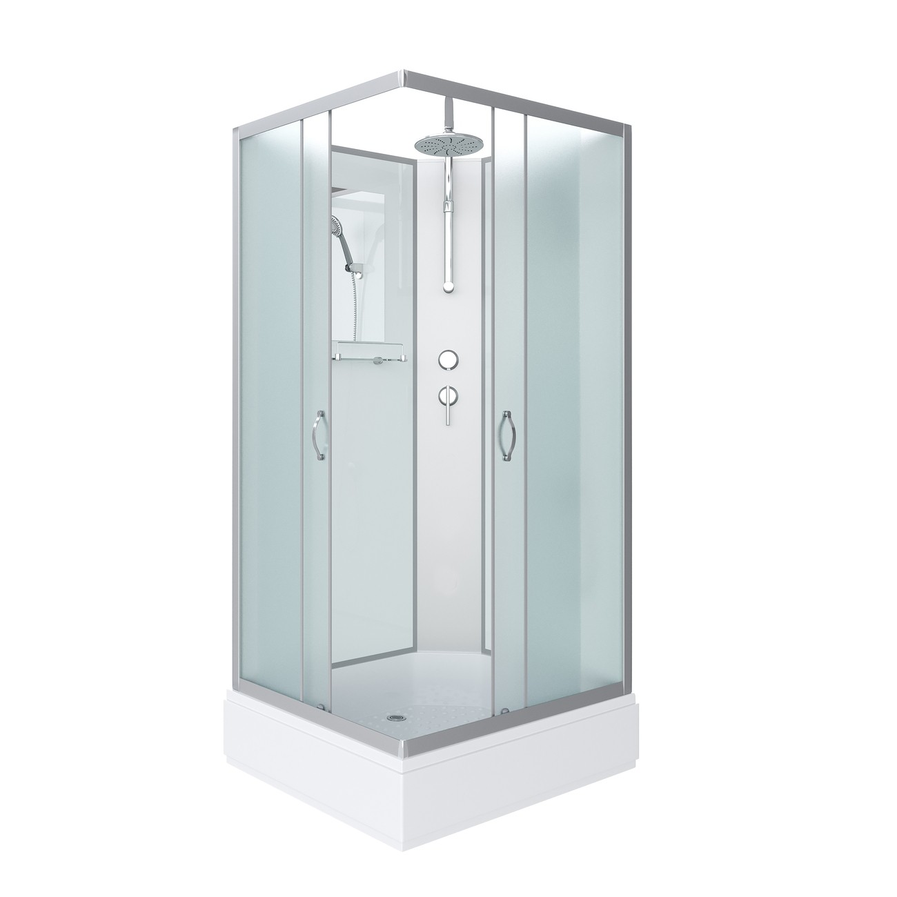 Душевая кабина Niagara Classic NG-33084-14QBKT (100х80х210) средний поддон(26см),стекло матовое,4 места 