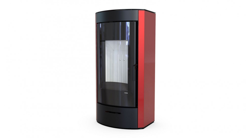 Печь DEFRO HOME ORTI, 9 кВт, красная сталь 