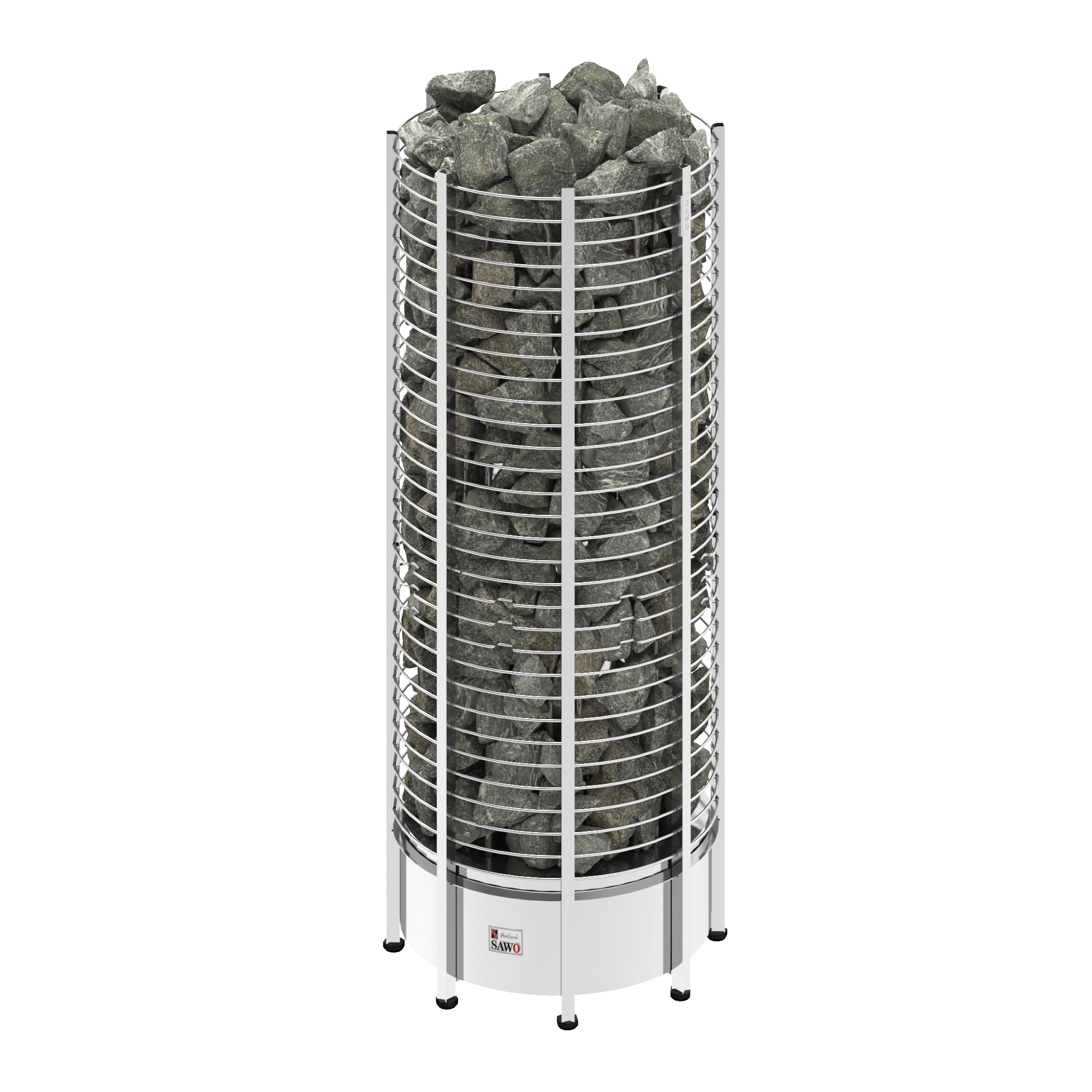 SAWO Электрическая печь Tower напольная, 18,0 кВт, нерж. сталь, артикул TH12-180NS-P, выносной пульт (пульт и блок мощности докупаются отдельно) 