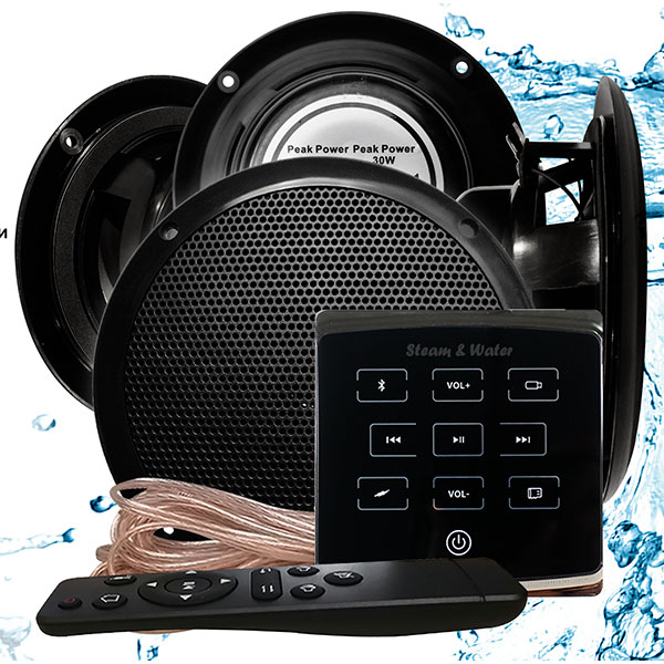 Комплект влагостойкой акустики SW 4 Black Eco Visaton 