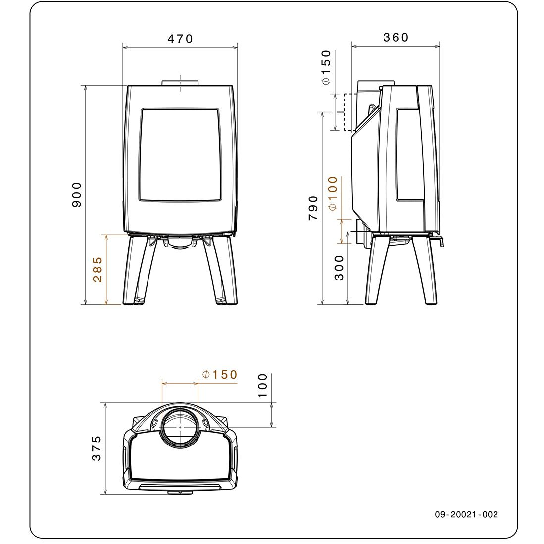 Печь Dovre Sense103/E8 