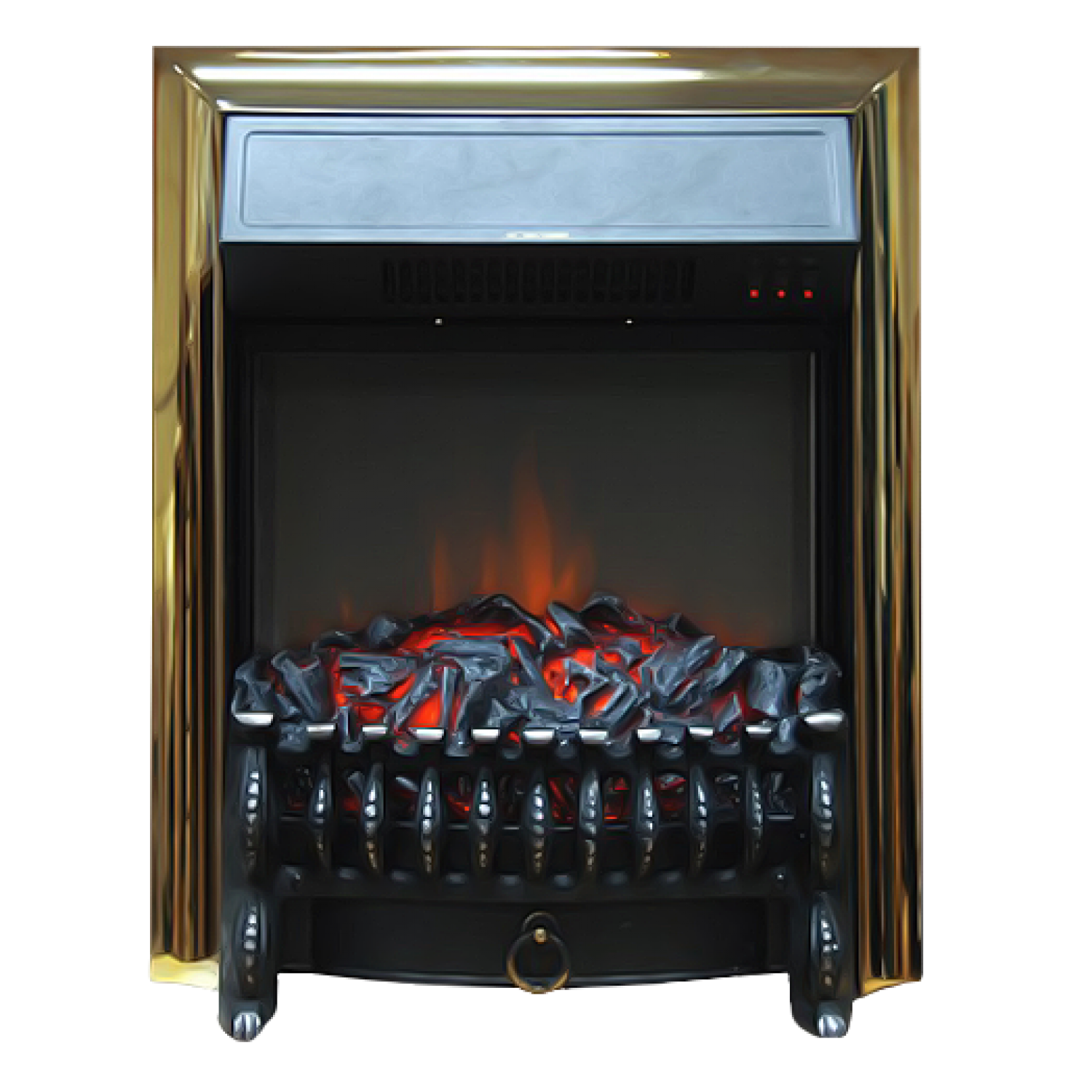 Электроочаг Glenrich Fobos brass 