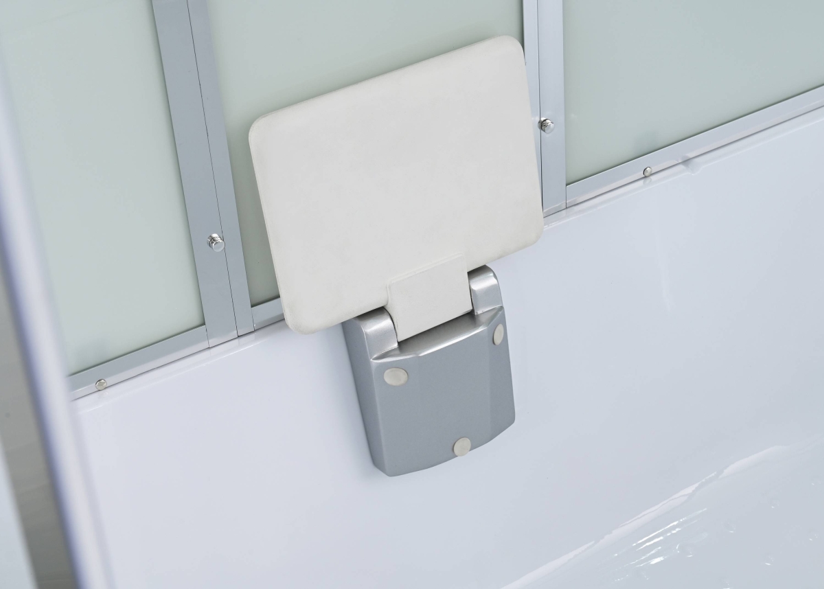 Душевой бокс AvaCan V5016 78257, 160 x 85 см, с крышей, поддон высокий, стекло прозрачное, профиль хром 