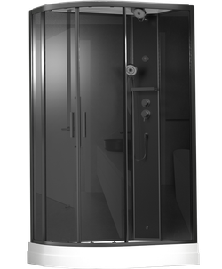 Timo Premium ILMA Black 902 R душевая кабина (120*80*222) 