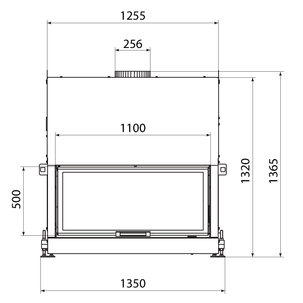 Каминная топка STAV HF 1100B 