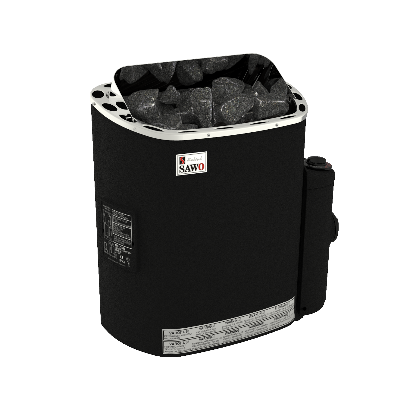 Электрическая печь SAWO SCANDIA SCA-60NB-P-F (6 кВт, встроенный пульт, нержавейка, термопокрытие) 