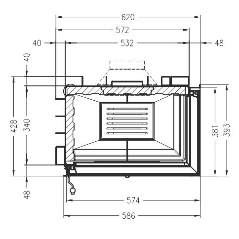 Каминная топка SPARTHERM Varia 2R-55 чёрный шамот 