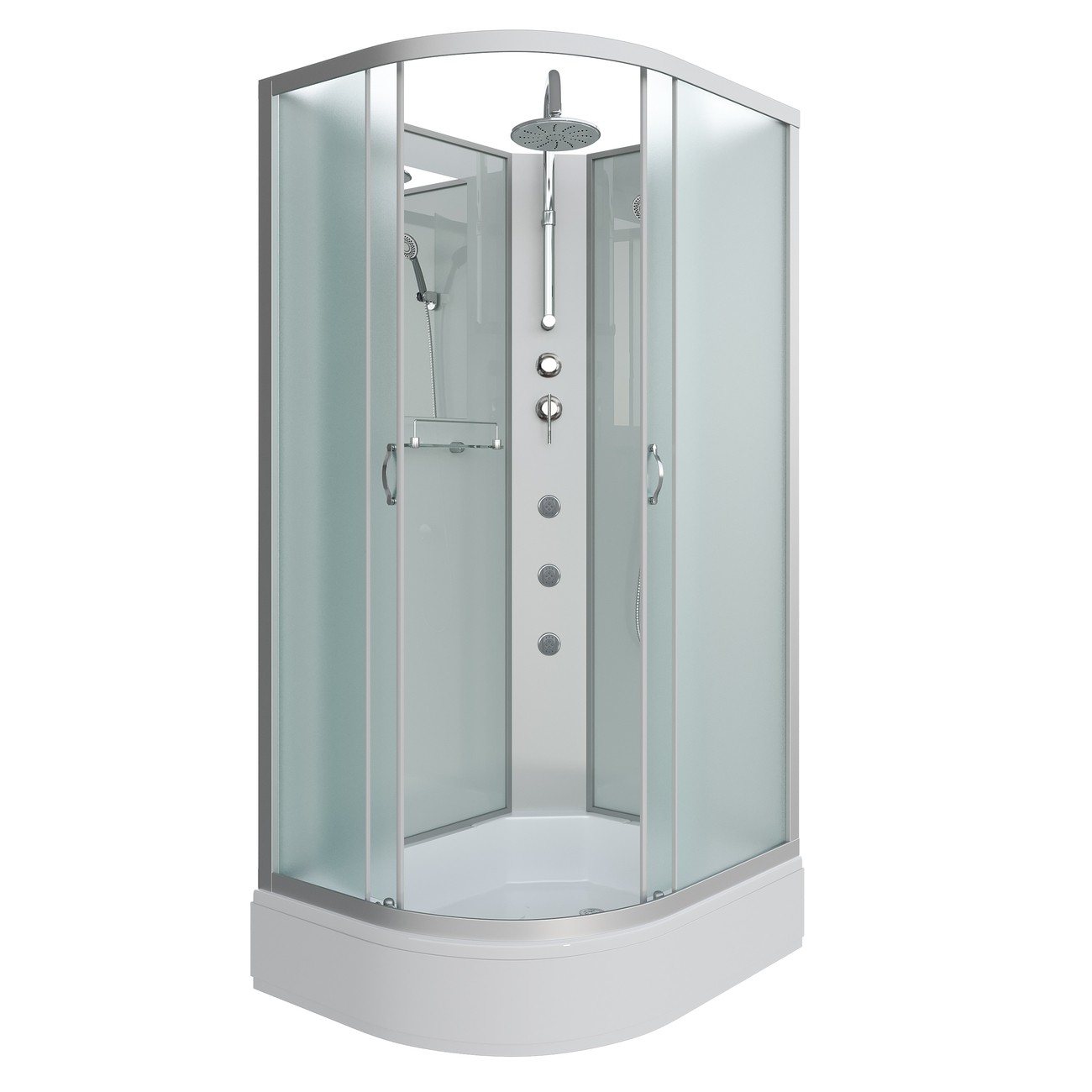 Душевая кабина Niagara Classic NG-33194-14RBKTG (110х90х210) средний поддон(26см),стекло матовое,4 места 
