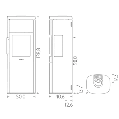 Печь HWAM 4550c 