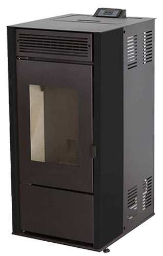 Пеллетная печь-камин Tim Sistem Rittium 7 metal (10KW) черная 