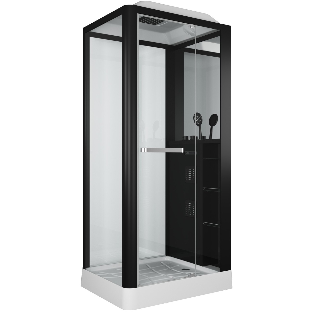 Душевая кабина Grossman GR-222 100 x 80 см черная 