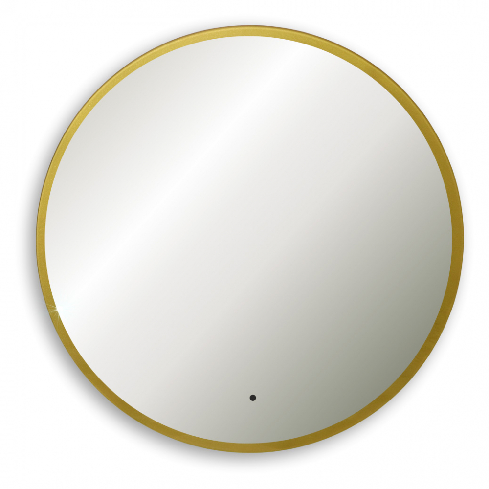 Зеркало Abber Mond AG6204SCGL-1.0, 100 см, с подсветкой, бесконтактный выключатель, цвет золото 