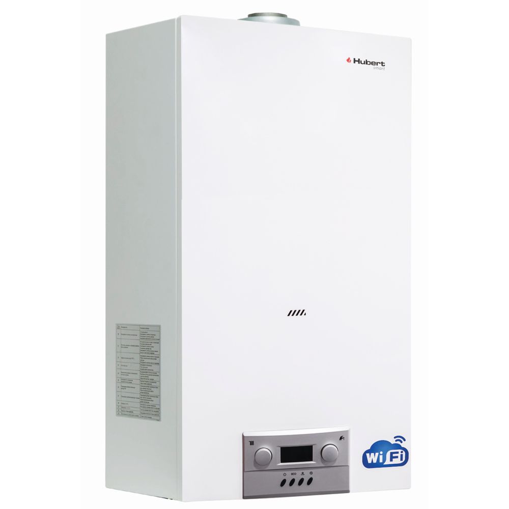 Котел газовый настенный HUBERT Smart AGB 35DX Wi-Fi, 2-ух контур, 35 кВт 