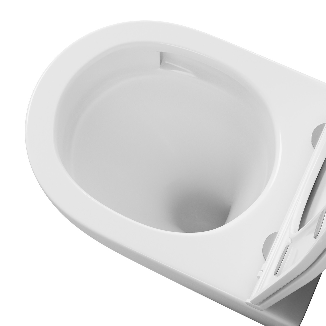 Унитаз подвесной Grossman GR-4457MSQ (520х360х320) безободковый,смыв торнадо,белый матовый с тонкой крышкой,микролифт,1 место 