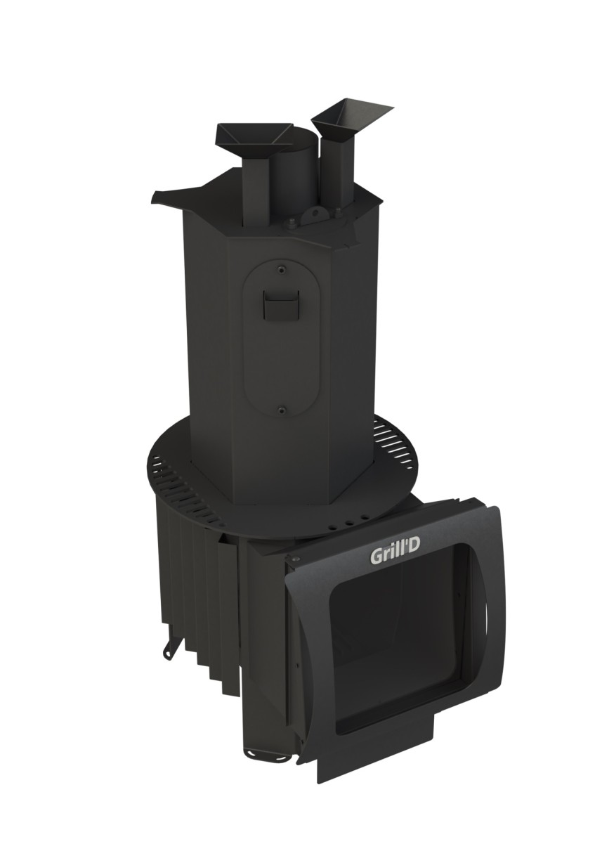 Дровяная печь для бани Grill’D Cometa 180 Vega Short Window Max Pro Agregat 