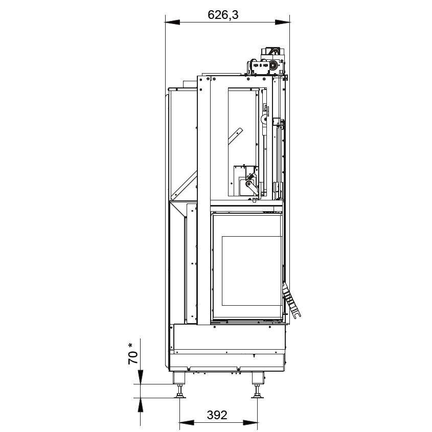 Каминная топка Palazzetti Ecomonoblocco WT 78L V12ET 