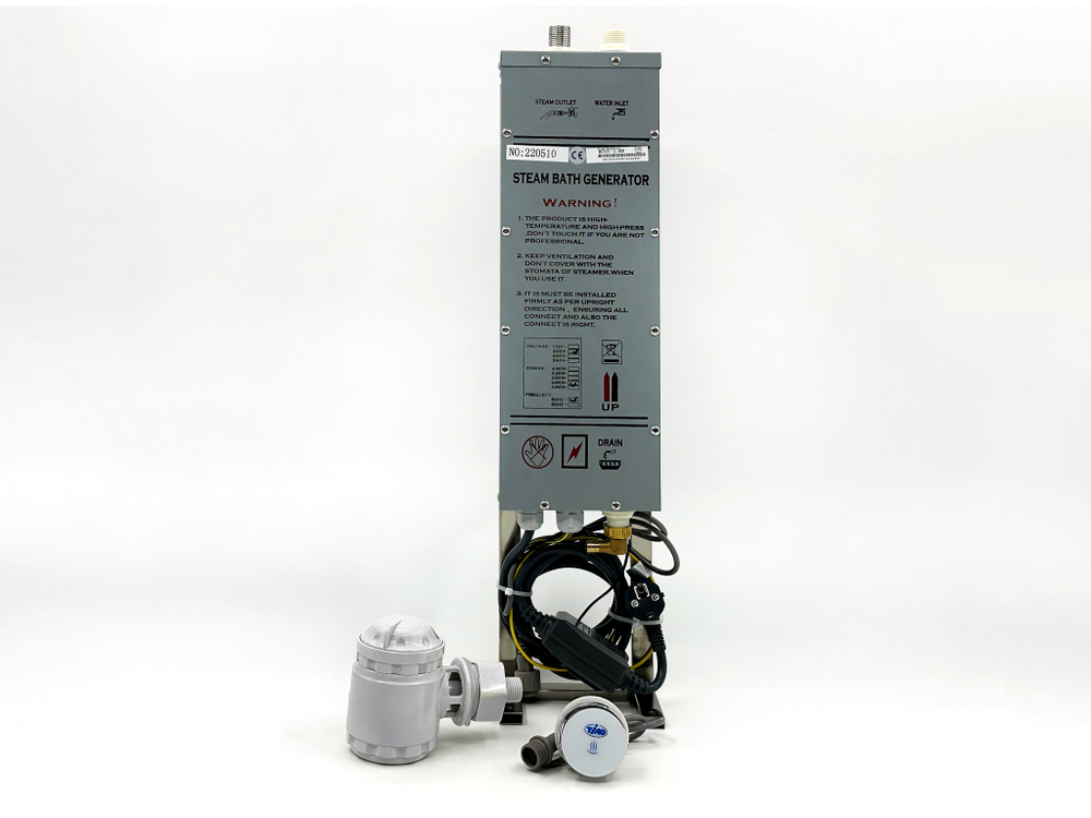 Душевой бокс Timo Standart T-6690BF, 90 x 90 см, c крышей, высокий поддон, стекла прозрачные, профиль черный 