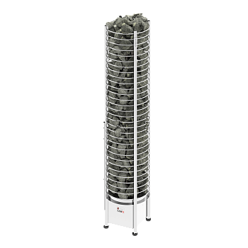SAWO Электрическая печь TOWER вертикальная, круглая, 9 кВт, TH5-90NS-P , выносной пульт (пульт и блок мощности докупаются отдельно) 