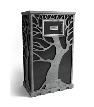 Дровяная печь для бани Klover RT 100-RV 310S ( Талькомагнезит Дерево ) 