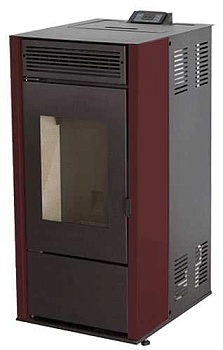 Пеллетная печь-камин Tim Sistem Rittium 7 metal ( 6KW) красная 