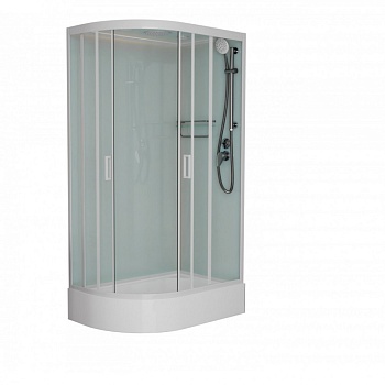 Душевая кабина Frank F412/1R М White 120x80 матовое стекло, 20030 