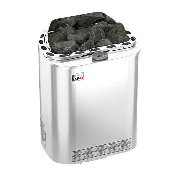 Электрическая печь SAWO SCANDIA COMBI SCAC-60NS-Z (6 кВт, с парогенератором,внутри оцинковка, снаружи нержавейка), выносной пульт (пульт и блок мощности докупаются отдельно) 
