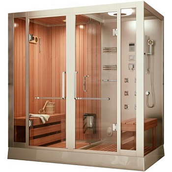 Душевая кабина Frank F914 с сауной, 150 х 120 см 
