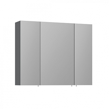 Зеркальный шкаф Orka Likya 3001088, 80 см, с подсветкой, цвет антрацит матовый 