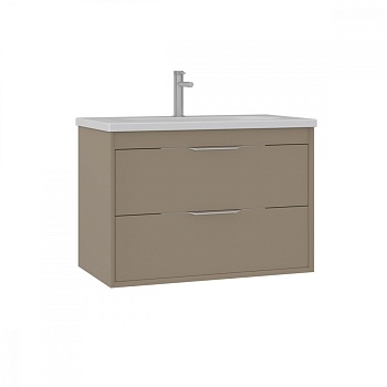 Тумба с раковиной Orka Clay 5004384, 80 см, подвесная, цвет sahra 