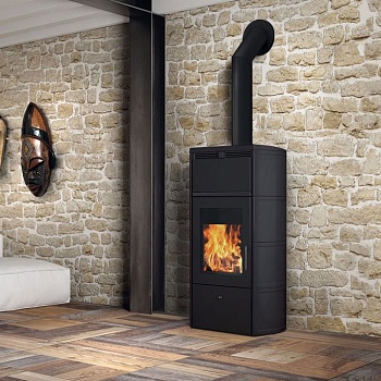 Печь FLAMMA 14 GRIGIO SCURO (EdilKamin) 