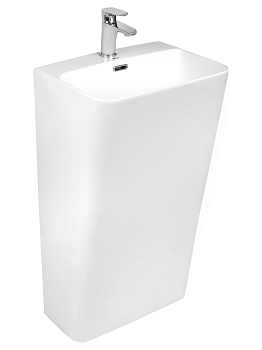 WW LEERBACH 4438 GL-WT Раковина напольная. 440х380х850 мм 