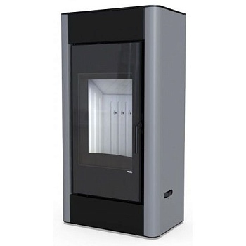 Печь камин DEFRO HOME SOLUM 9кВт серая сталь 