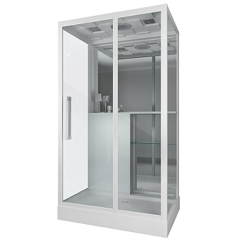 Душевая кабина Grossman 120 x 82 см, прямоугольная, белый, GR167 