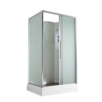 Душевая кабина Avacan KD2911N 78221, 110 х 90 см, без крыши, поддон низкий, стекло матовое, профиль хром 