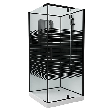 Душевая кабина Grossman Classic GR270QR (100х100х205) дверь распашная,4 места 
