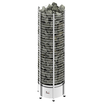 SAWO Электрическая печь TOWER вертикальная, круглая, 10,5 кВт, TH9-105NS-P, выносной пульт (пульт и блок мощности докупаются отдельно) 